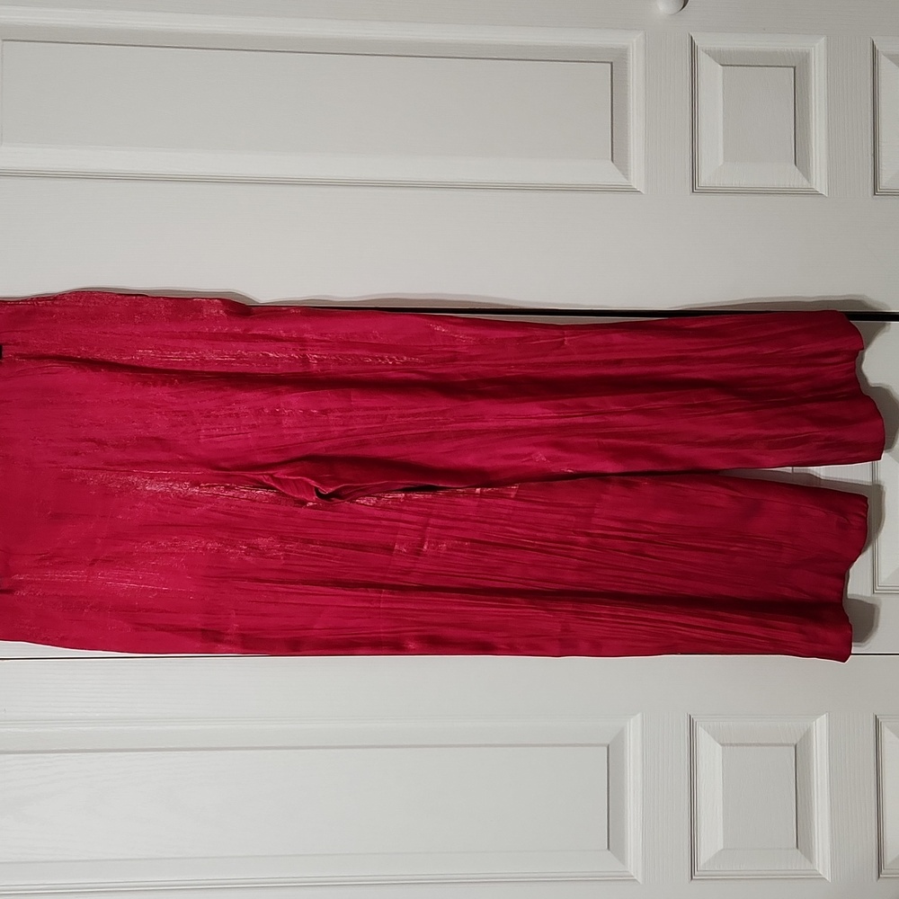 NWT Zara Wrinkled Effect Wide Leg Pant. Size L - Picture 5 of 8
